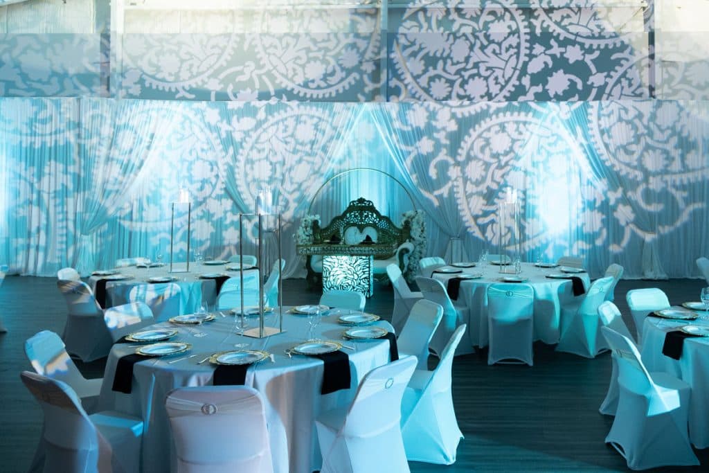 Heritage Hall arranged for a wedding reception